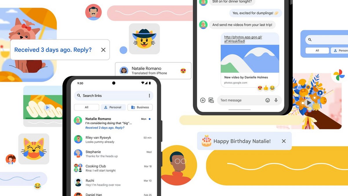 Google Messages prend en charge RCS