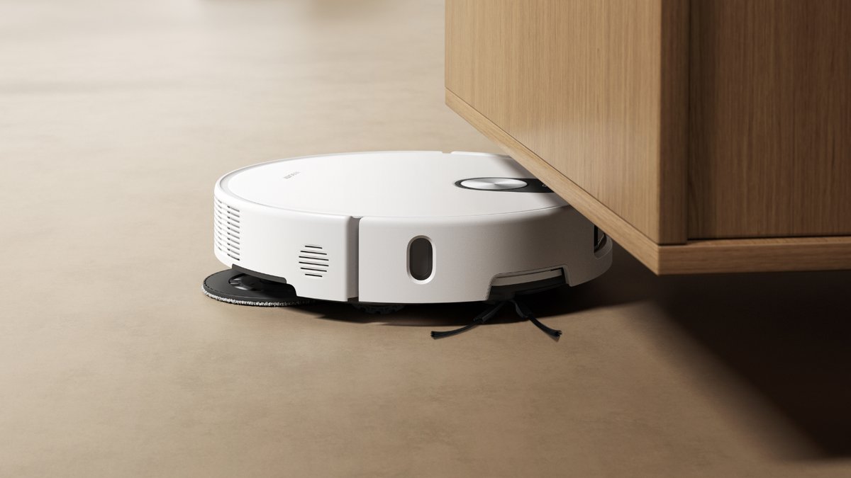 Le capteur laser est rétractable pour passer sous les meubles bas ©Xiaomi