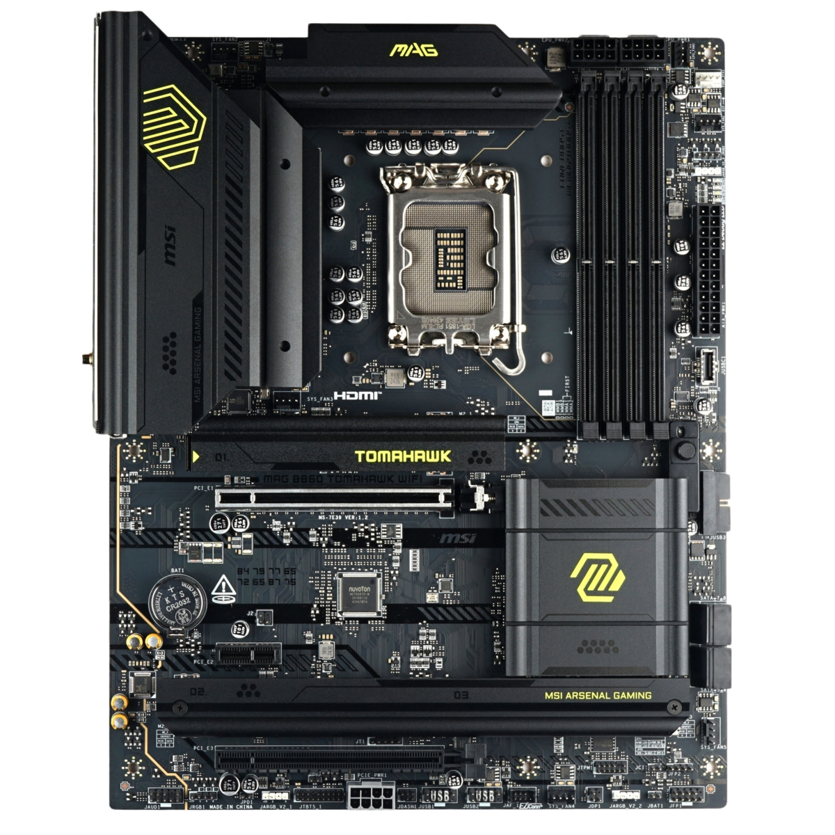 À l'envers, à l'endroit, la carte « PCB 6 couches » de MSI. ©Nerces pour Clubic