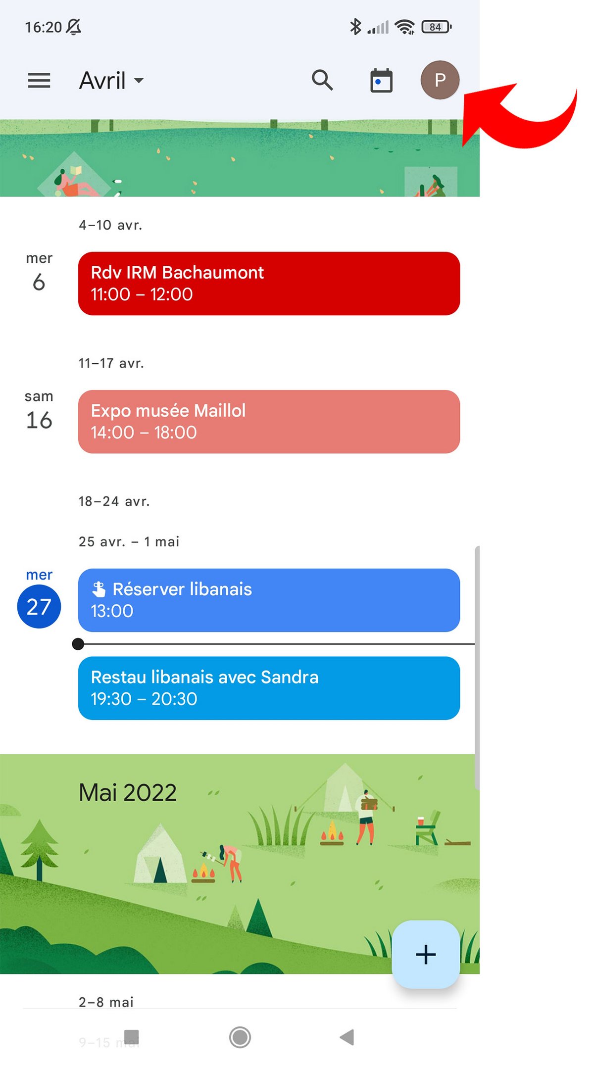 Google Agenda