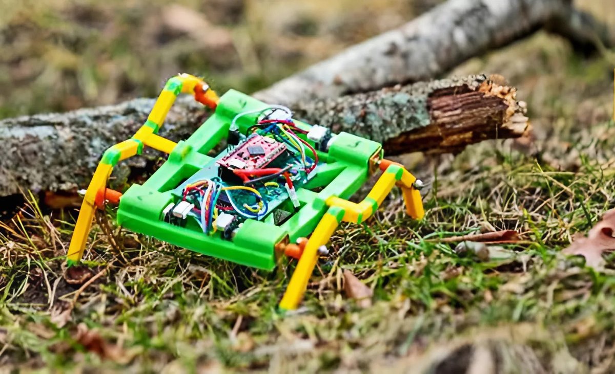  Au premier abord, il n'en a pas l'air, mais ce petit robot est un gros costaud.  © Nitin Sanket