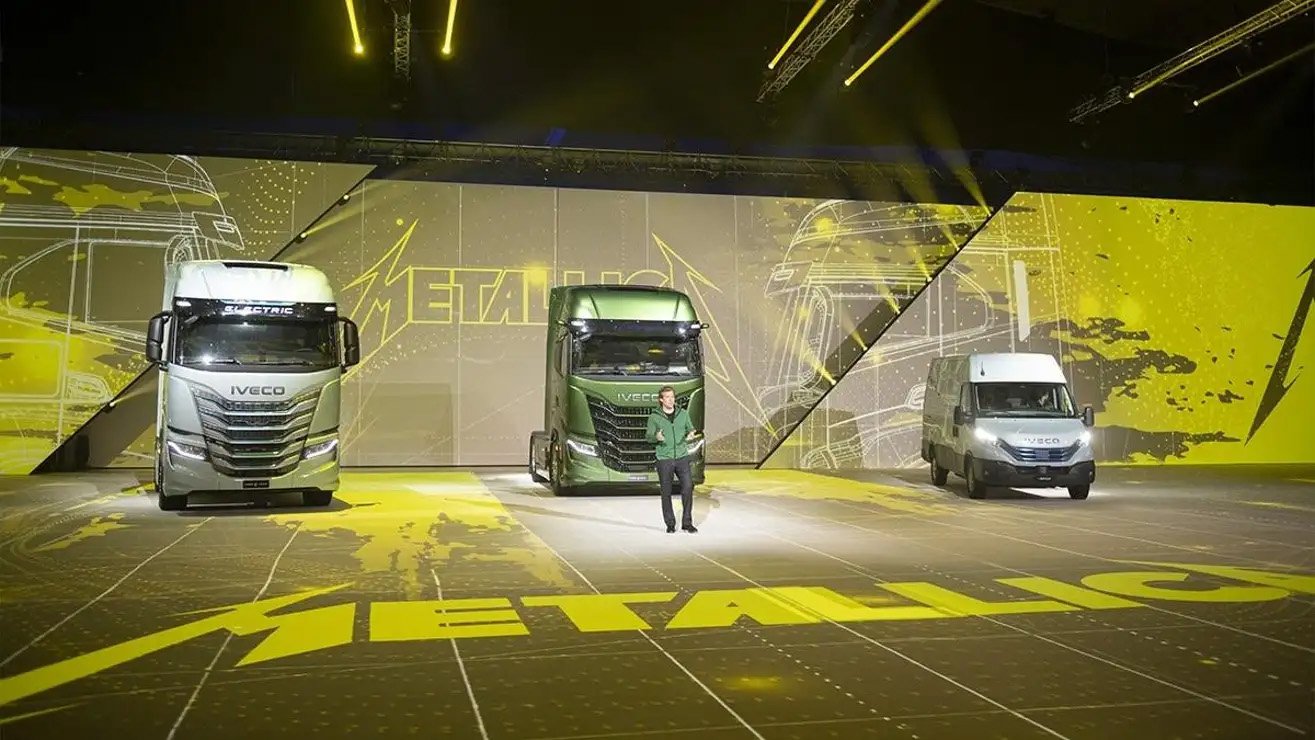 Metallica souhaite faire baisser l'empreinte carbone de ses concerts © Iveco