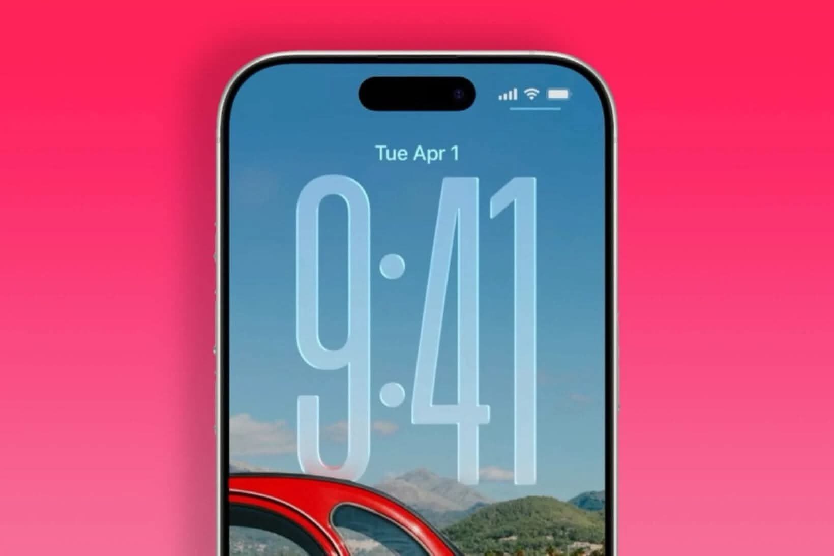 Le nouvel écran d'accueil d'iOS 26 affiche le design "Liquid Glass", marquant une rupture visuelle attendue. © Apple