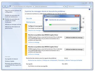 Windows Defender et le centre de maintenance de Windows 7