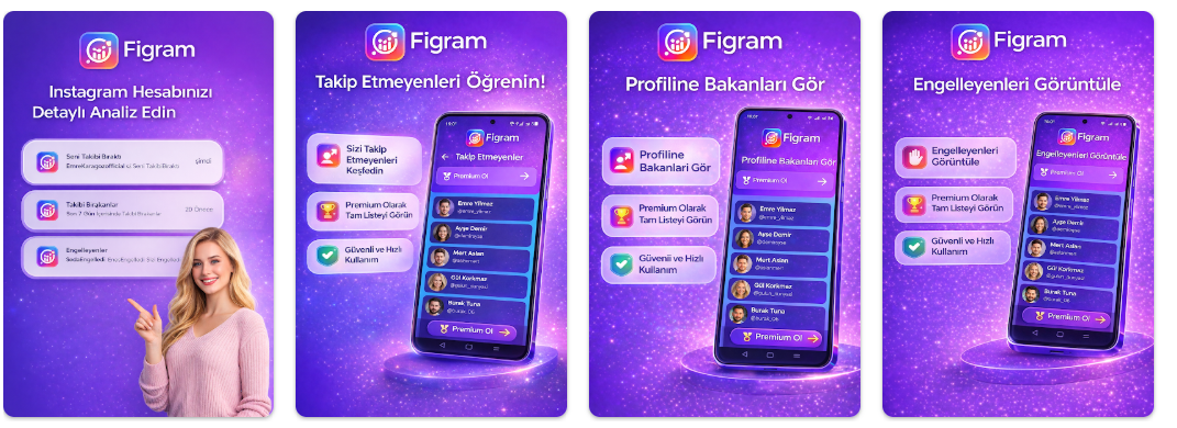 Figram vous aide à suivre vos abonnés, repérer les désabonnés et analyser vos interactions Instagram en un coup d’œil. © FayeSoft