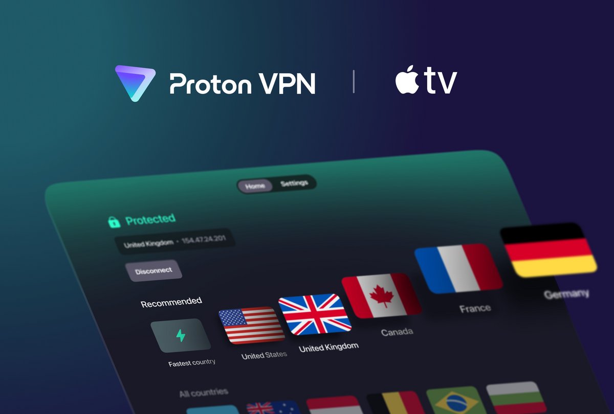 Proton VPN débarque enfin sur Apple TV : 4K ou sécurité, plus besoin de choisir © Proton