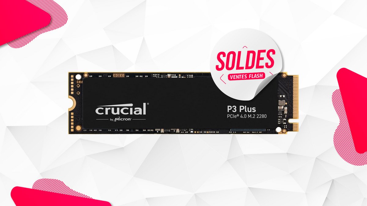 SSD Crucial P3 plus soldes