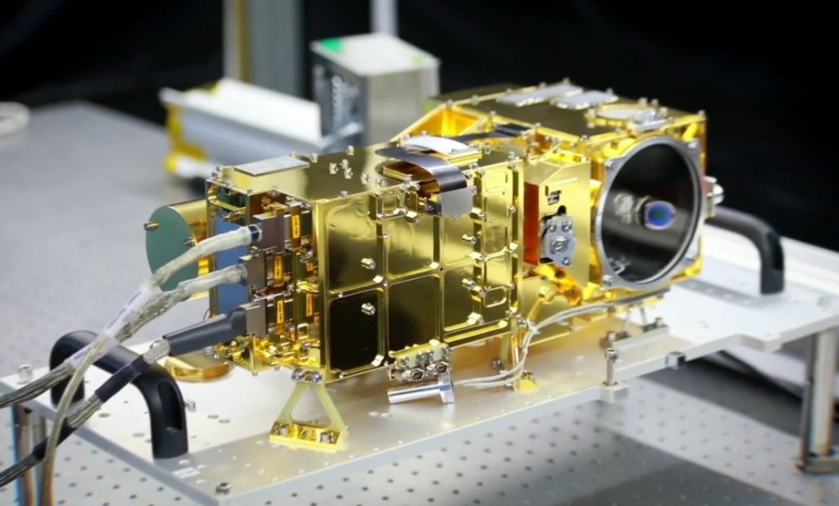 L'ensemble optique du boitier SuperCam, conçu sous la maîtrise d'oeuvre du CNES. Crédits CNES