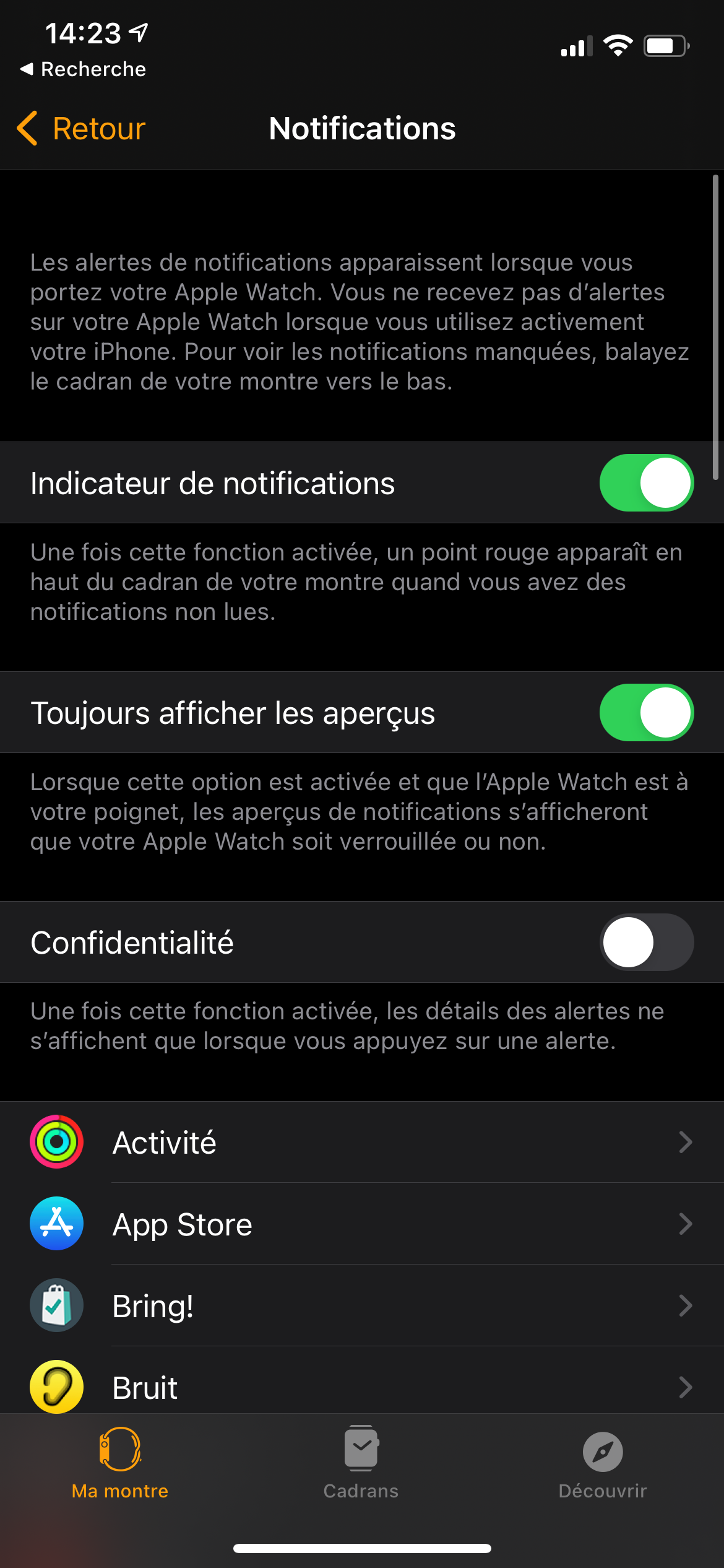 Apple Watch Notifications