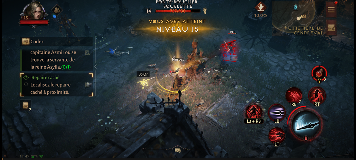 Diablo Immortal tourne sans le moindre problème © Nerces pour Clubic