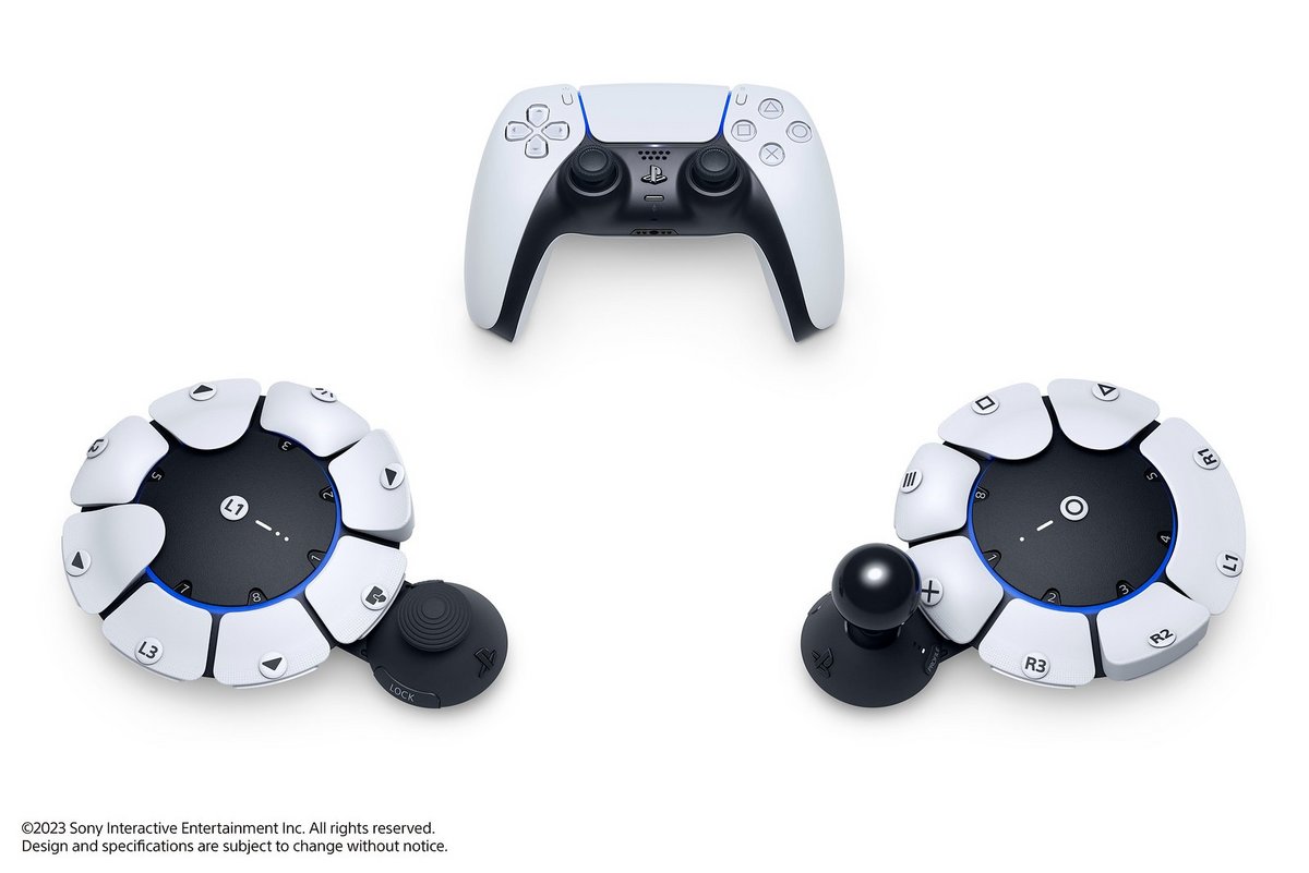 La manette Access, ultra personnalisable destinée aux joueurs en situation de handicap © Sony