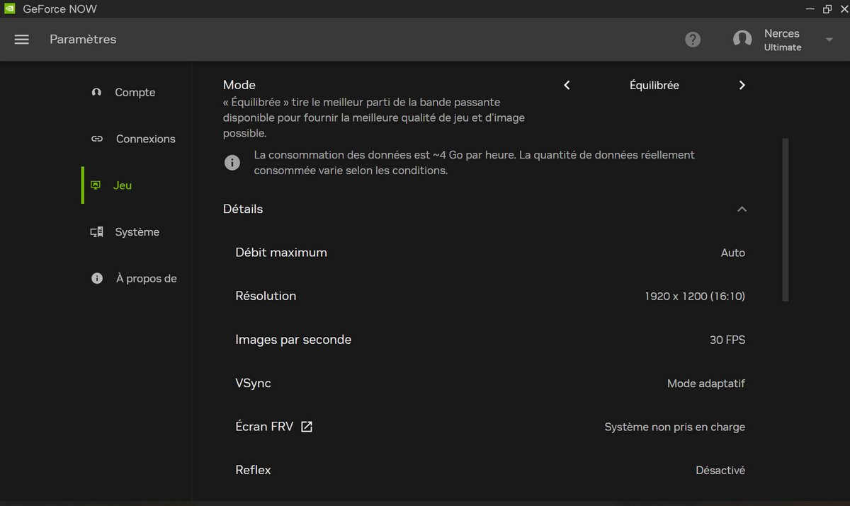NVIDIA GeForce NOW petit laptop