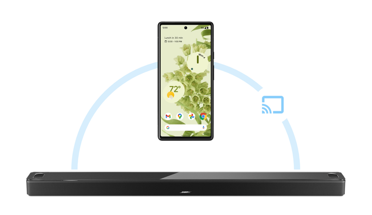 Les enceintes et barres Bose seront bientôt compatibles avec la technologie Chromecast © Google