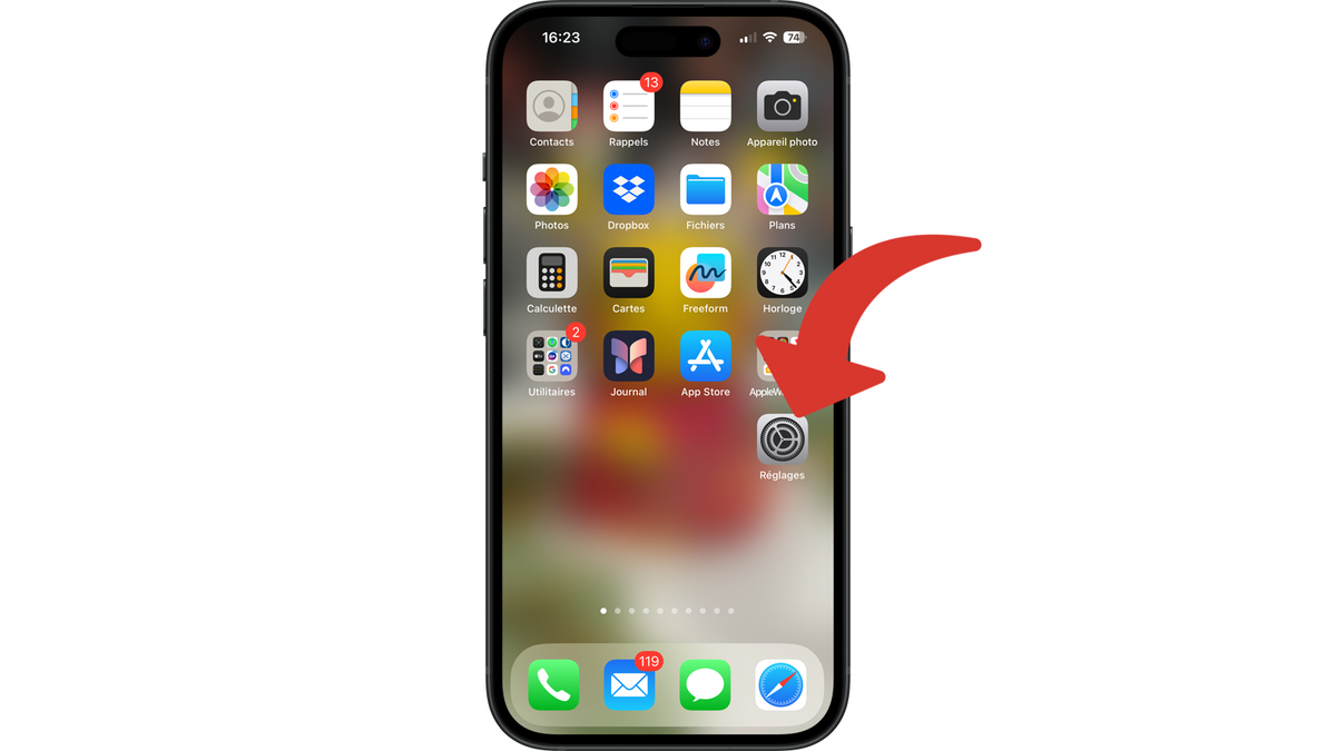 iPhone Réglages