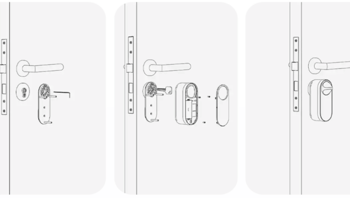 Vérifiez que les dimensions de votre serrure soient bien compatibles ©Aqara