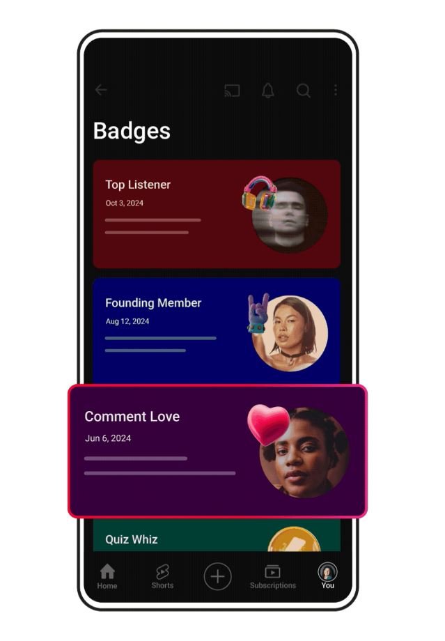 Des Badges pour récompenser les utilisateurs les plus fidèles de la communauté © Google