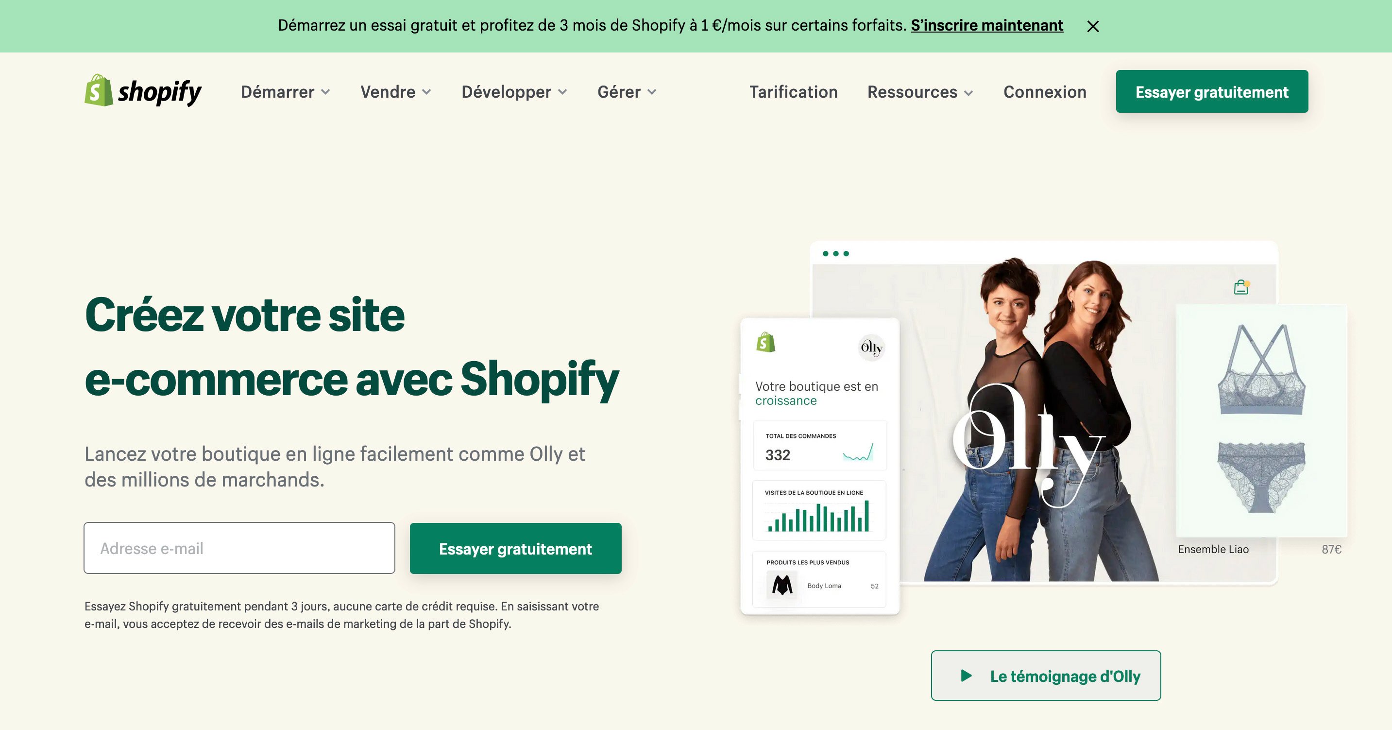 @Shopify : la plateforme tout-en-un pour votre boutique en ligne