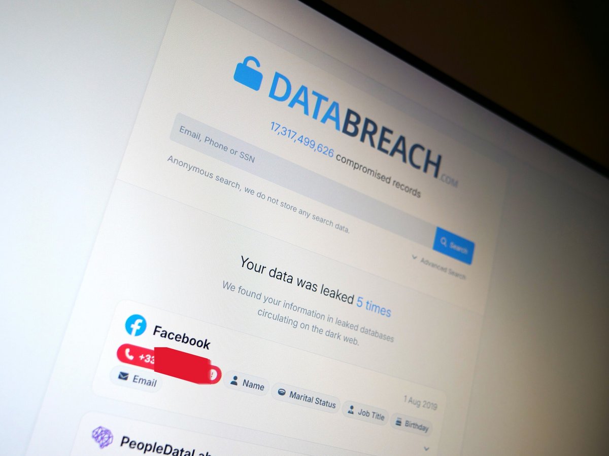 Le site DataBreach permet de vite savoir si nos données personnelles ont fuité © Alexandre Boero / Clubic