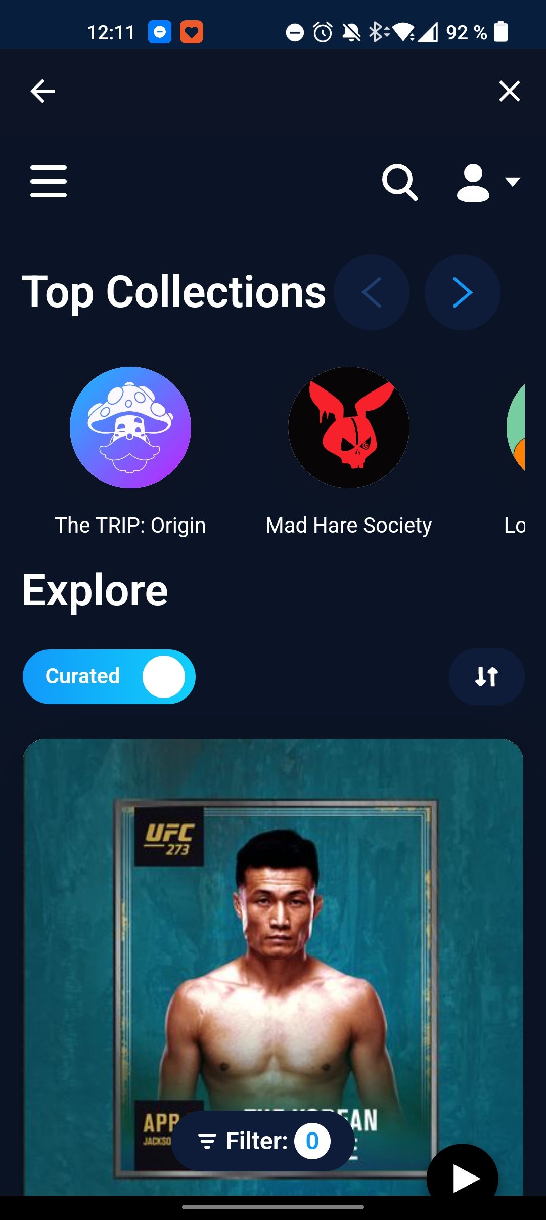 Crypto.com NFT app