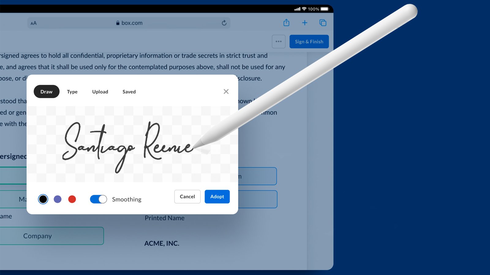 La signature électronique n'est pas encore obligatoire, mais pourrait bientôt de le devenir.