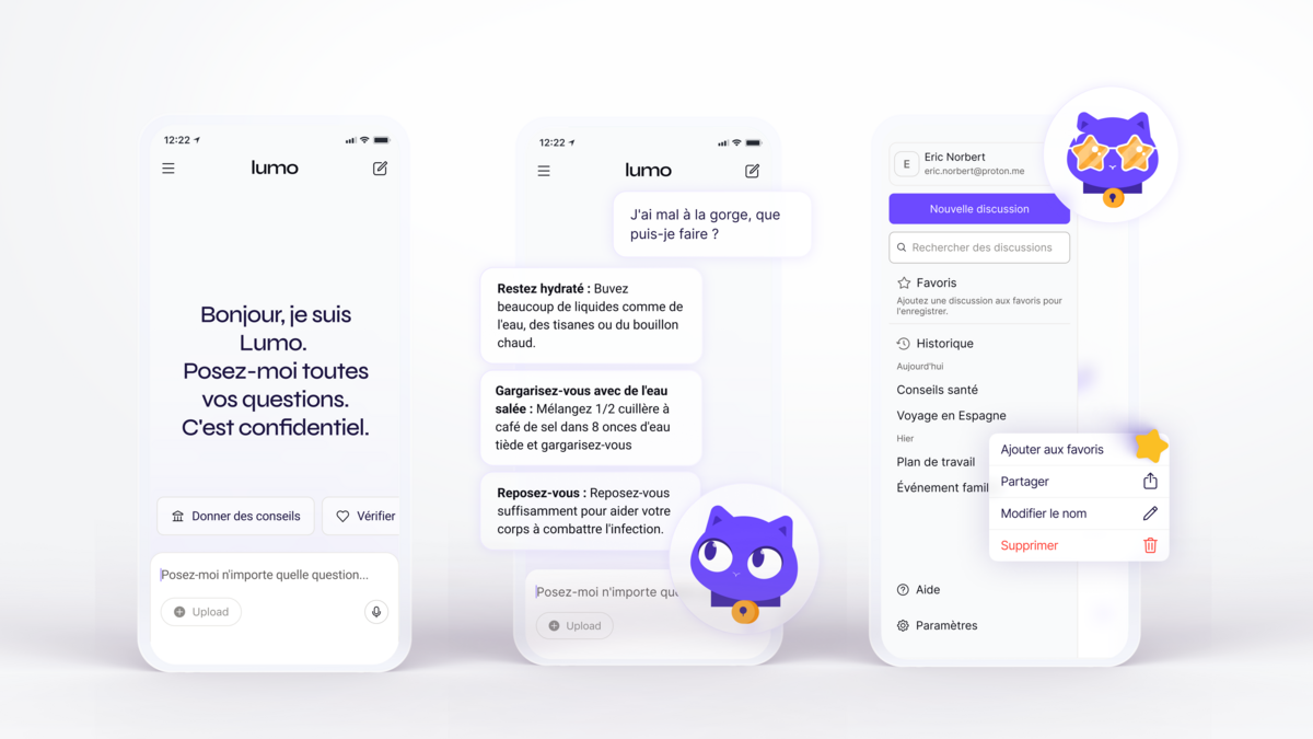 Lumo est disponible sur le Web et via des applications mobiles