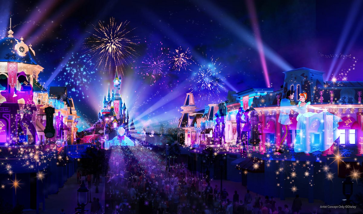 Concept art du prochain spectacle de Disneyland Paris