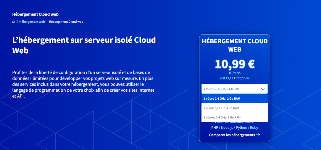 @OVH : les offres d'hébergement cloud édition 2023