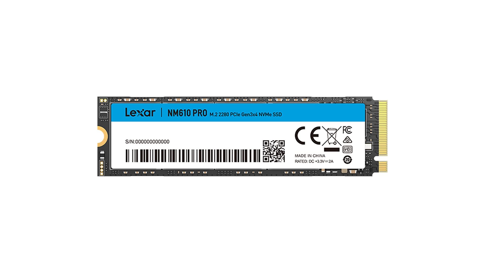 Le SSD M.2 Lexar NM610 Pro 1 To