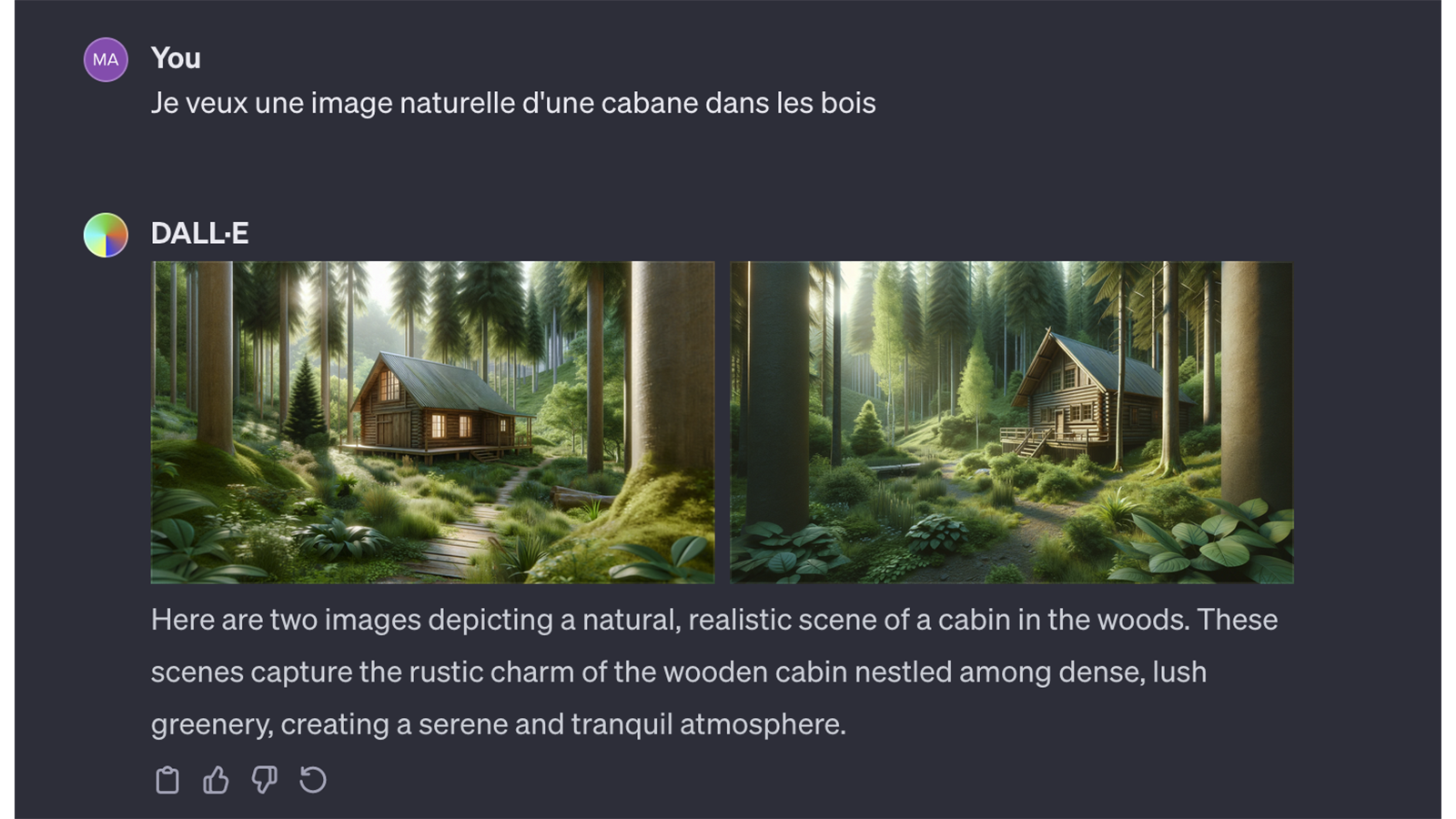 Images naturelles générées avec DALL·E 3 © Pascale Duc pour Clubic