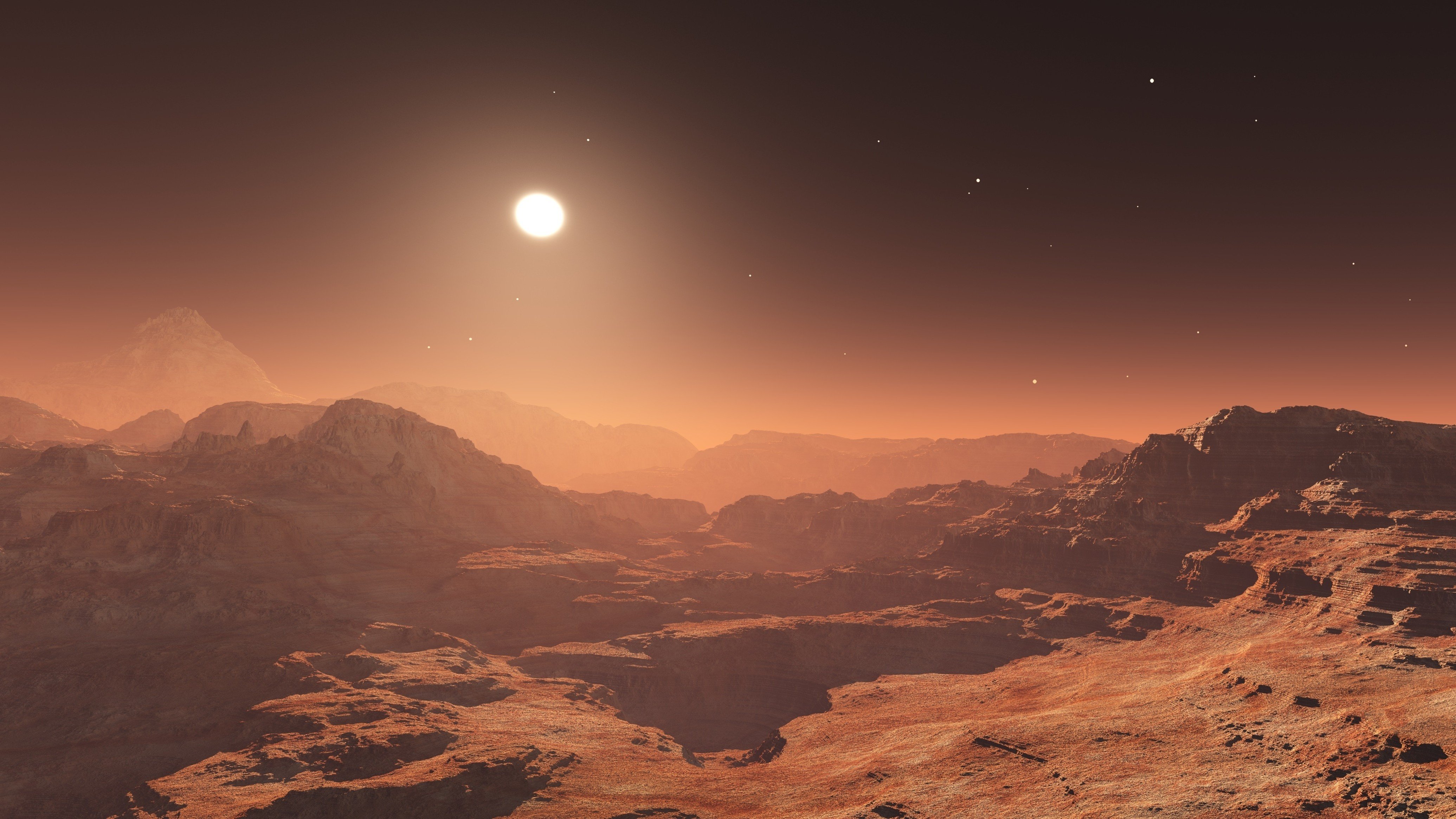 Les chercheurs ont fait une très belle découverte sur ce qui s'est passé sur Mars il y a des milliards d'années. © ustas7777777 / Shutterstock