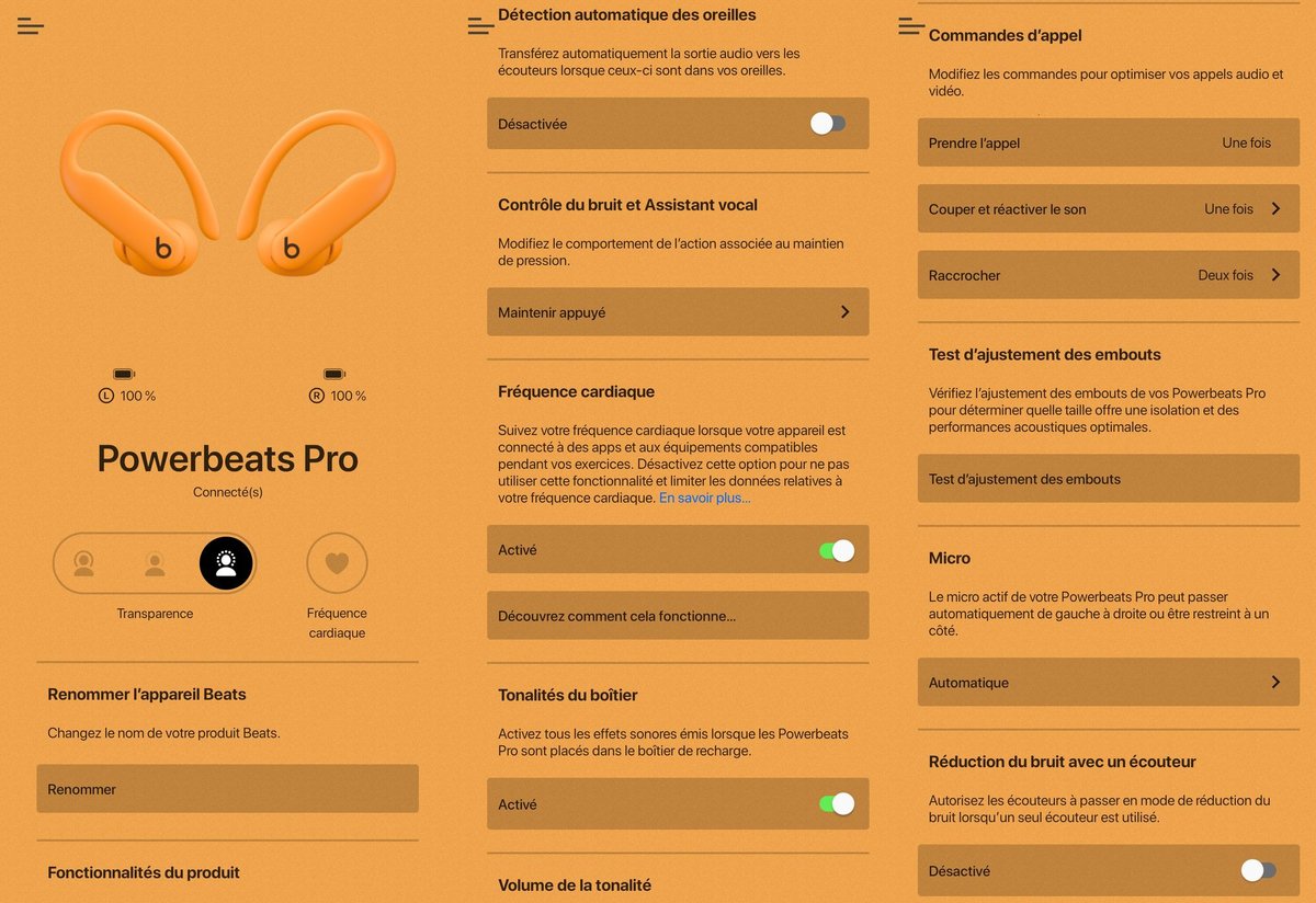 Pas dénuée d'intérêt, l'application Beats manque de réglages avancées