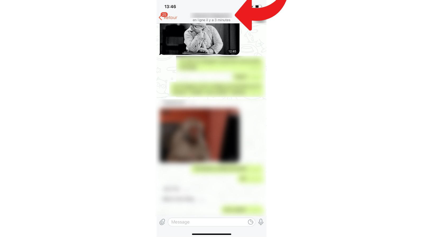 tuto telegram bloquer contact