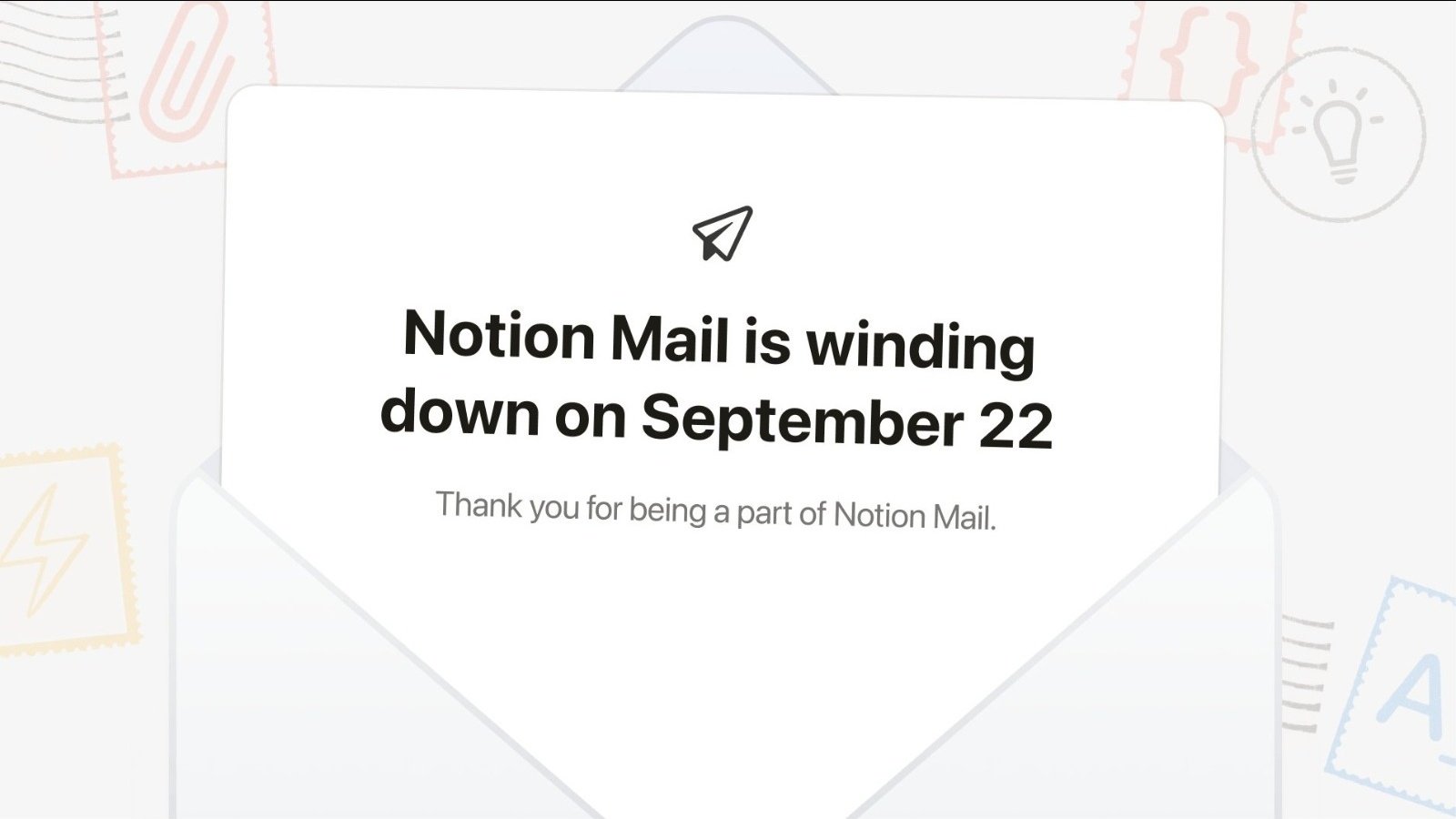 Notion Mail ferme ses portes, mais les agents IA prennent le relais - ©Notion