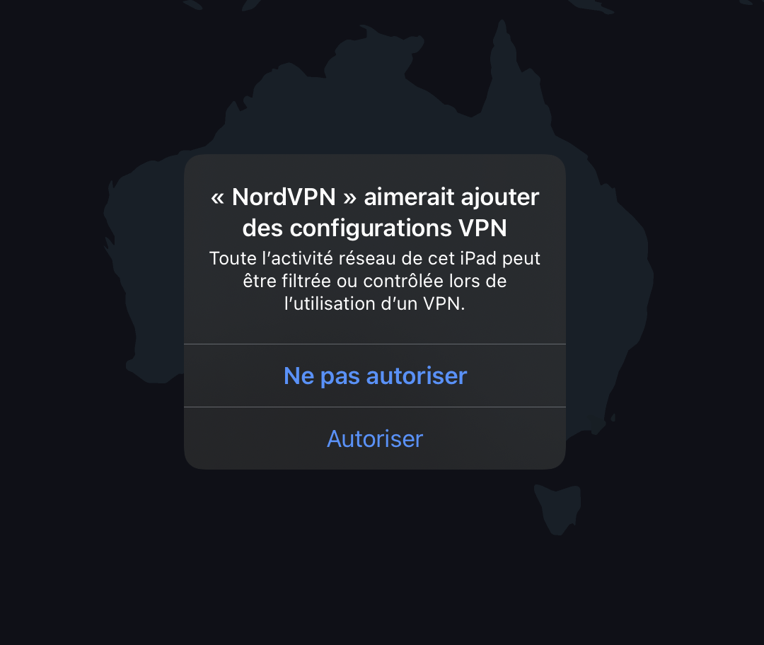 NordVPN - sur iOS