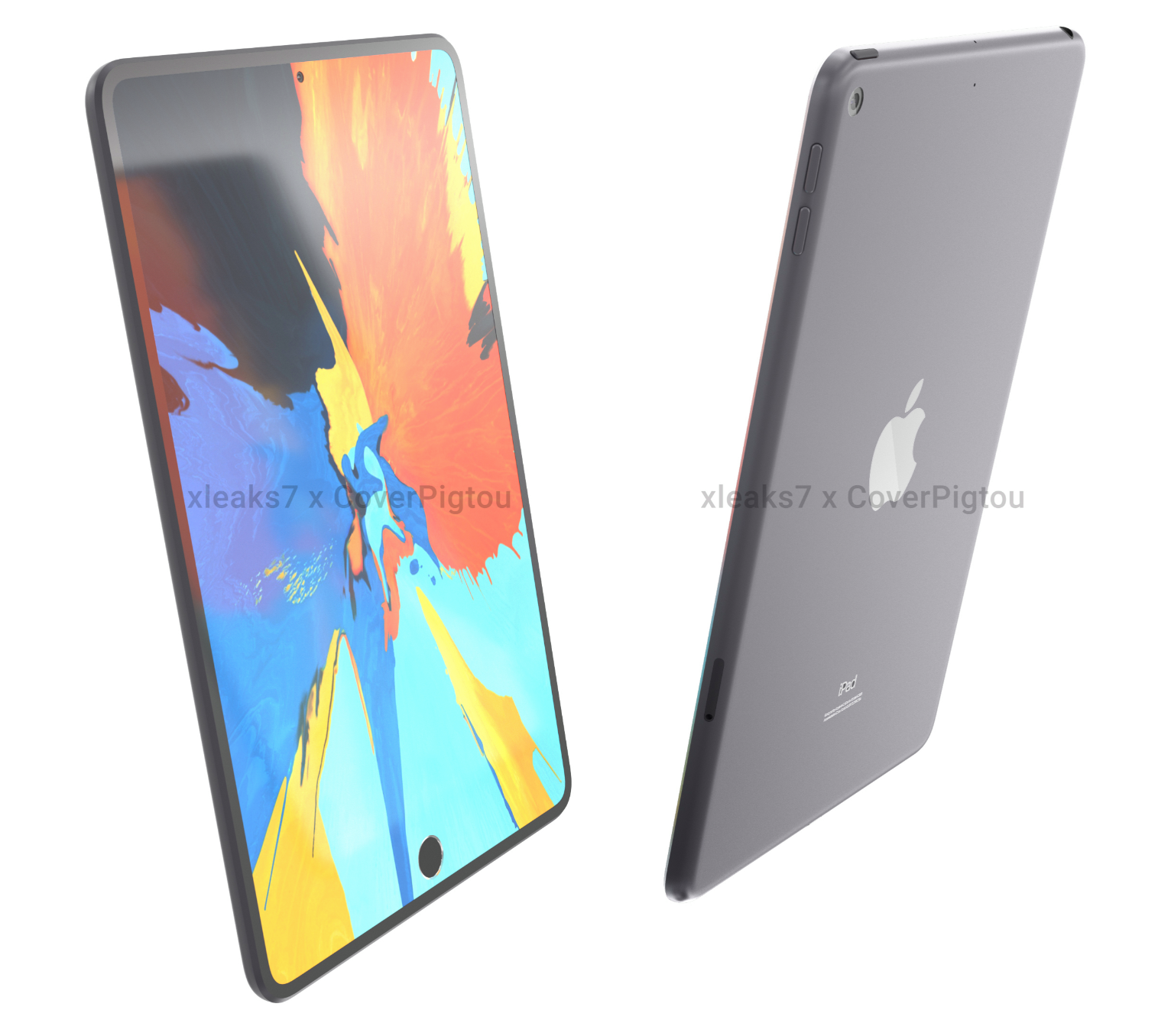 Ici, une simulation du design que pourrait adopter le prochain iPad mini © CoverPigtou