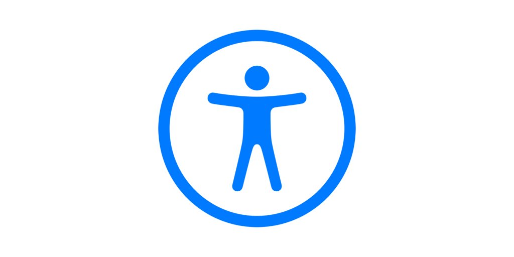 Le logo Accessibility d'Apple © Apple