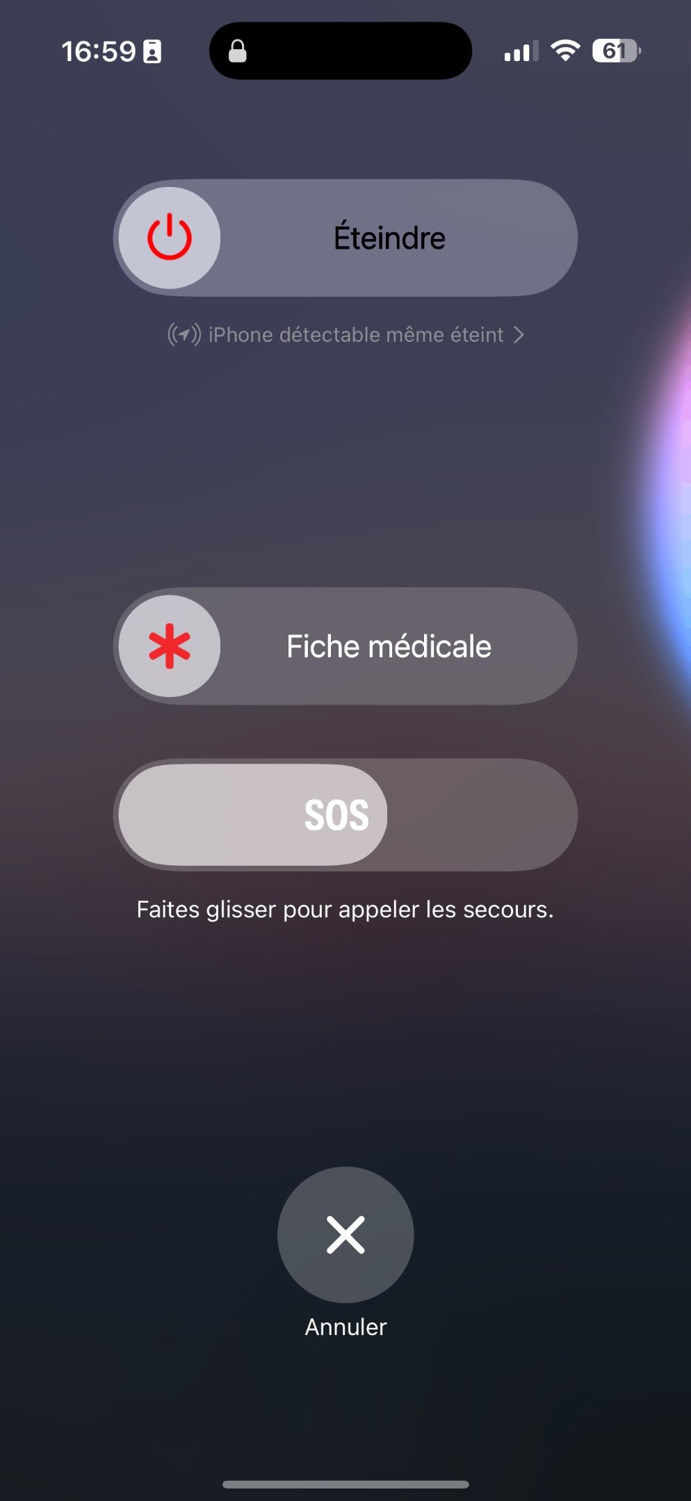 iPhone Appel SOS
