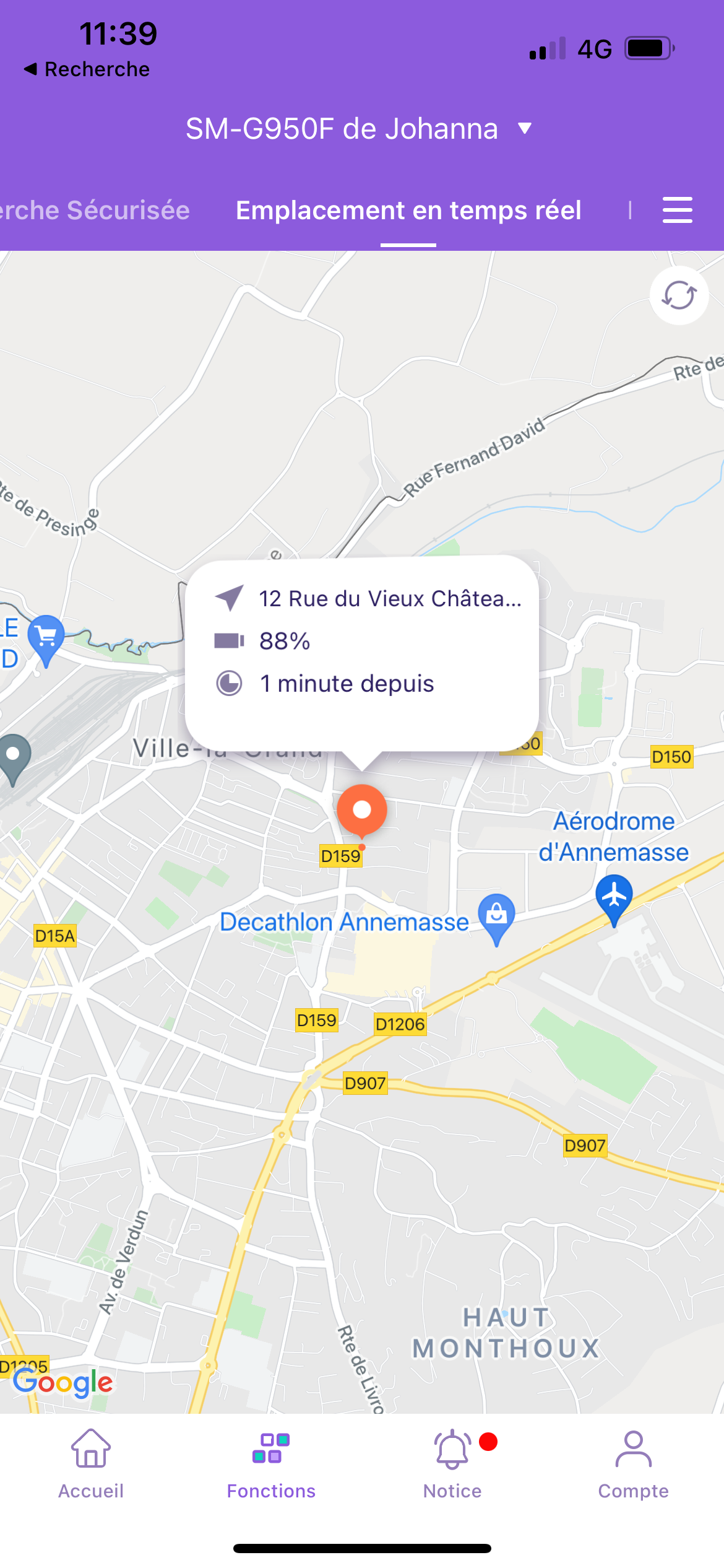 Géolocalisation sur iOS 