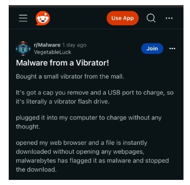 Utilisateur Reddit Malwarebytes