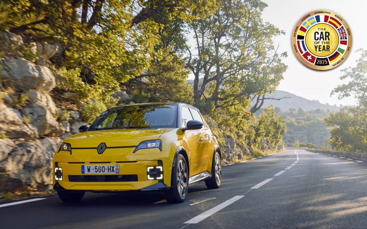 La Renault 5 E-Tech est la voiture de l'année 2025 ! © Renault