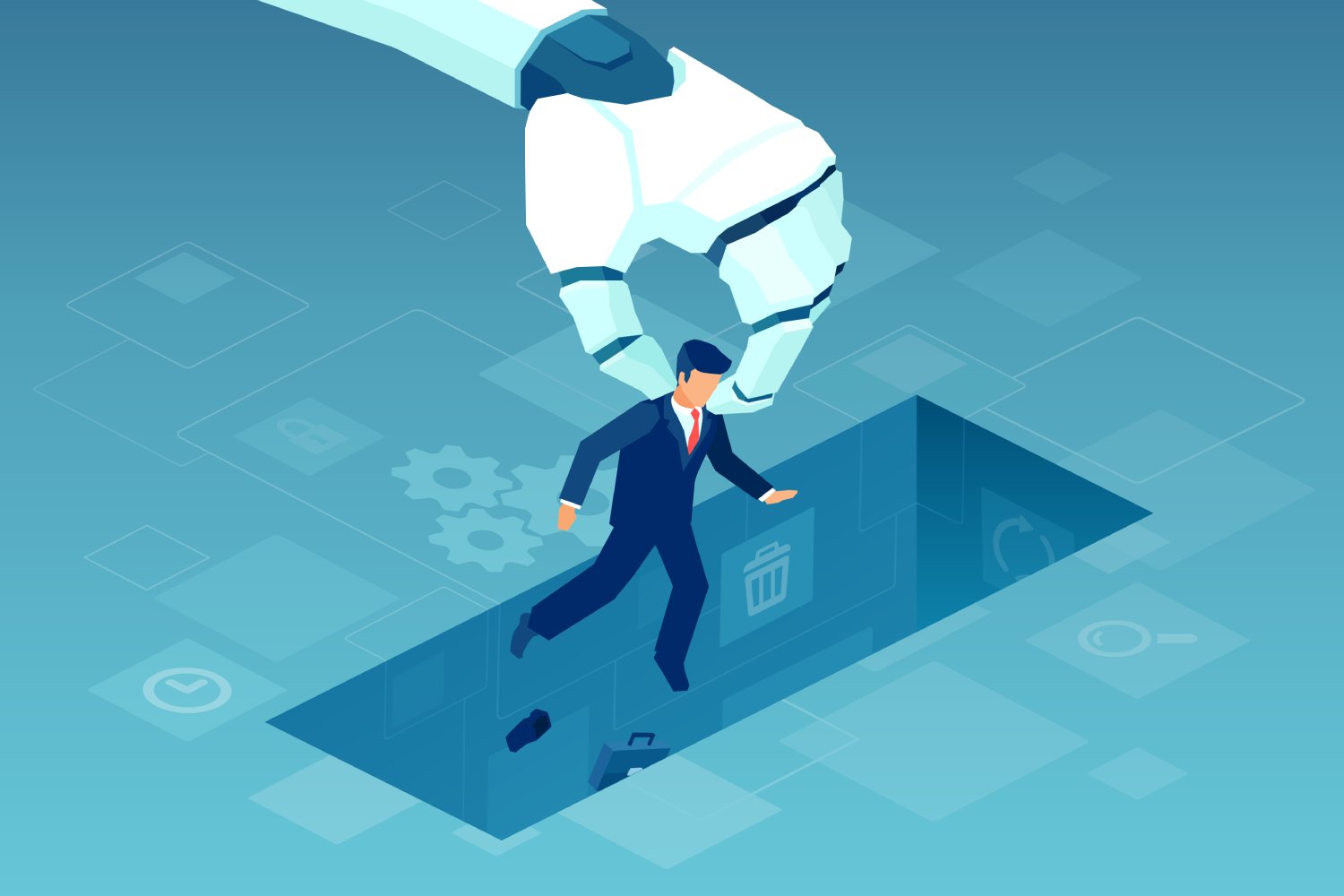 De plus en plus d'entreprises sautent le pas de l'IA et se sépare d'employés. ©FGC / Shutterstock