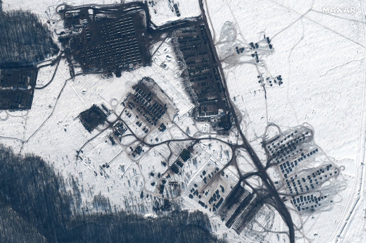 Troupes et équipements russes déployés à Koursk © Wired, Maxar Technologies