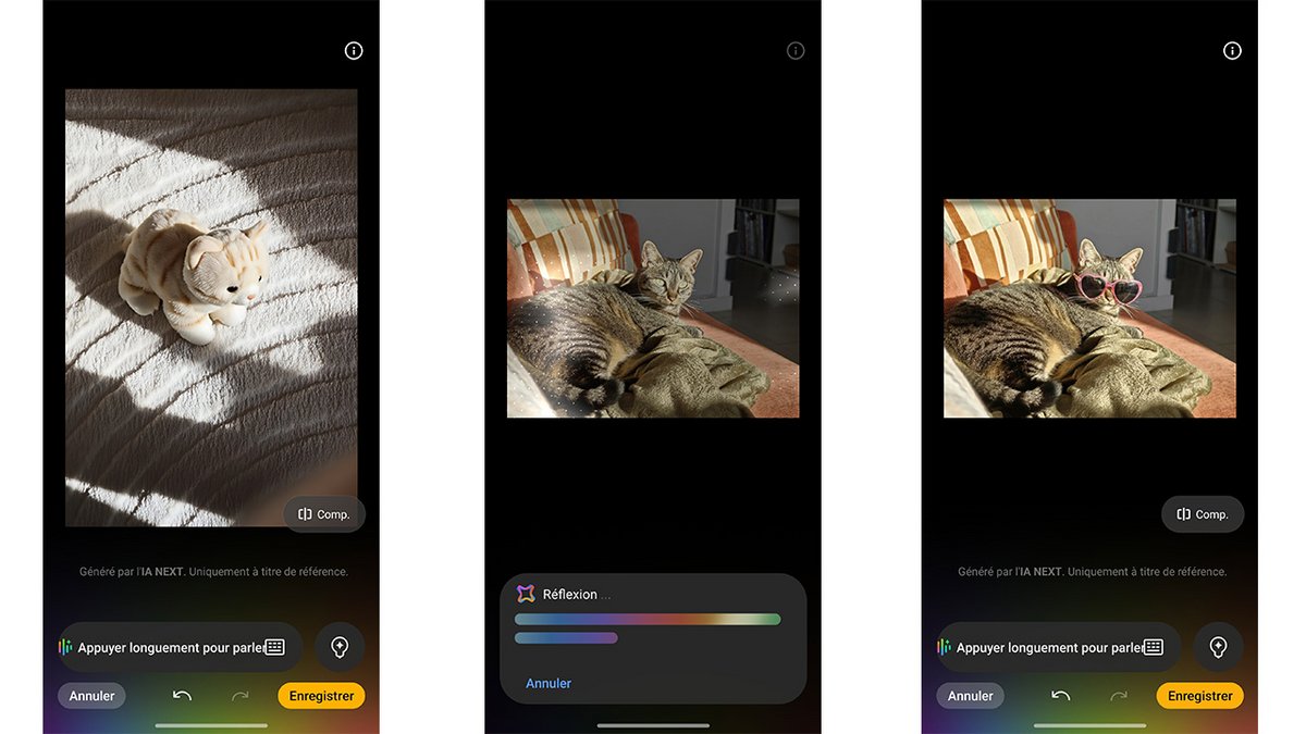 Quelques expérimentations avec l'IA. © Pierre Crochart pour Clubic.com