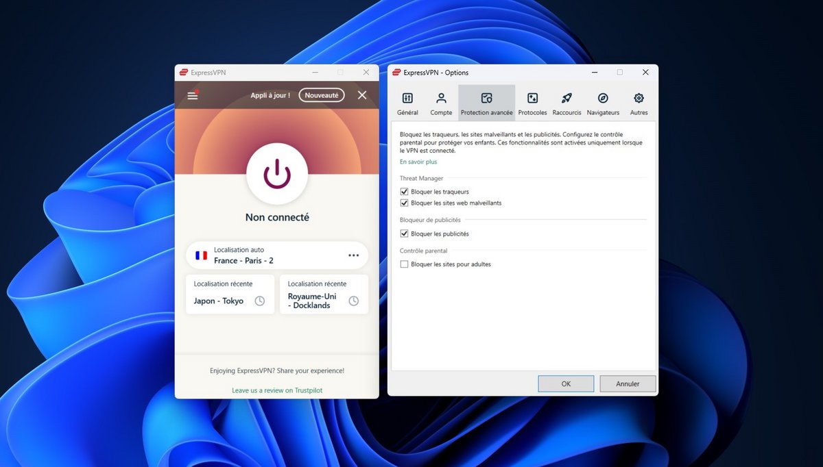 expressvpn protection avancée