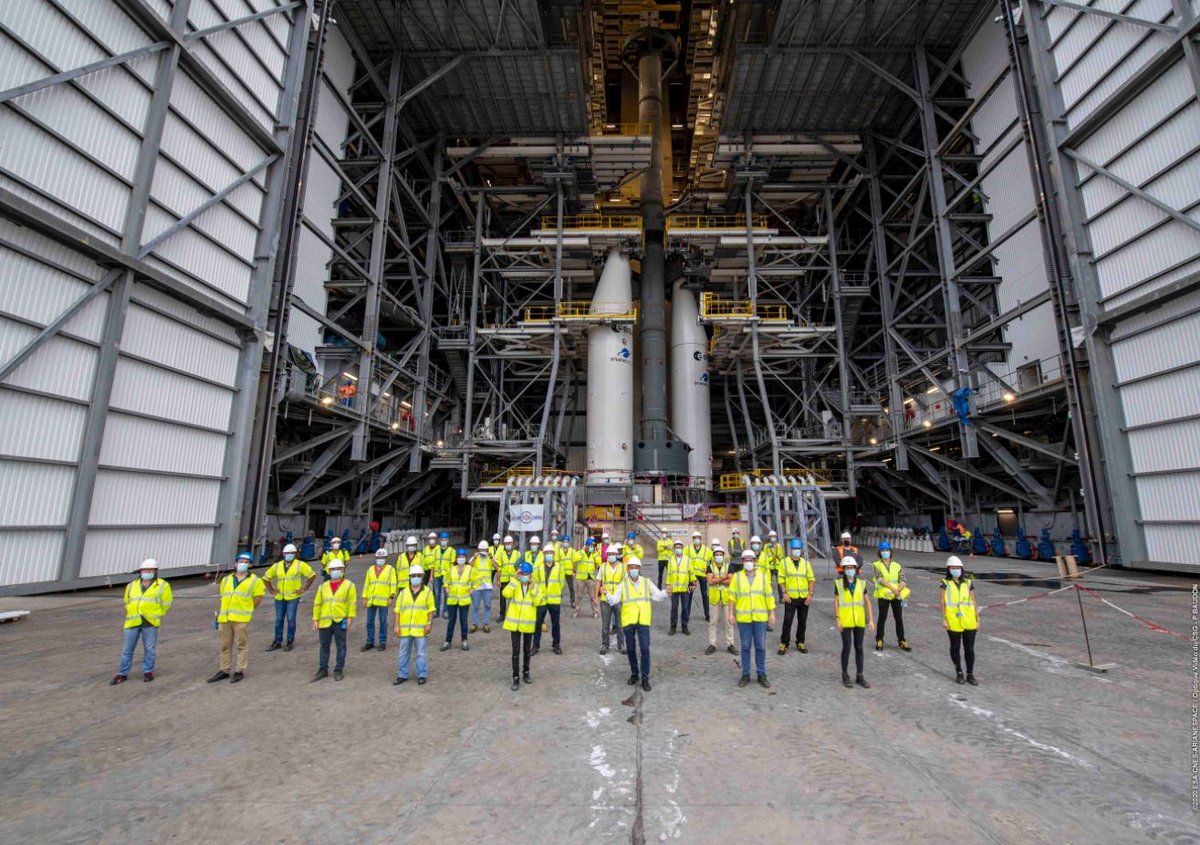 L'inauguration officielle pour ELA-4 aura lieu fin septembre. Crédits ESA/CNES/Arianespace/CSG/P.Baudon