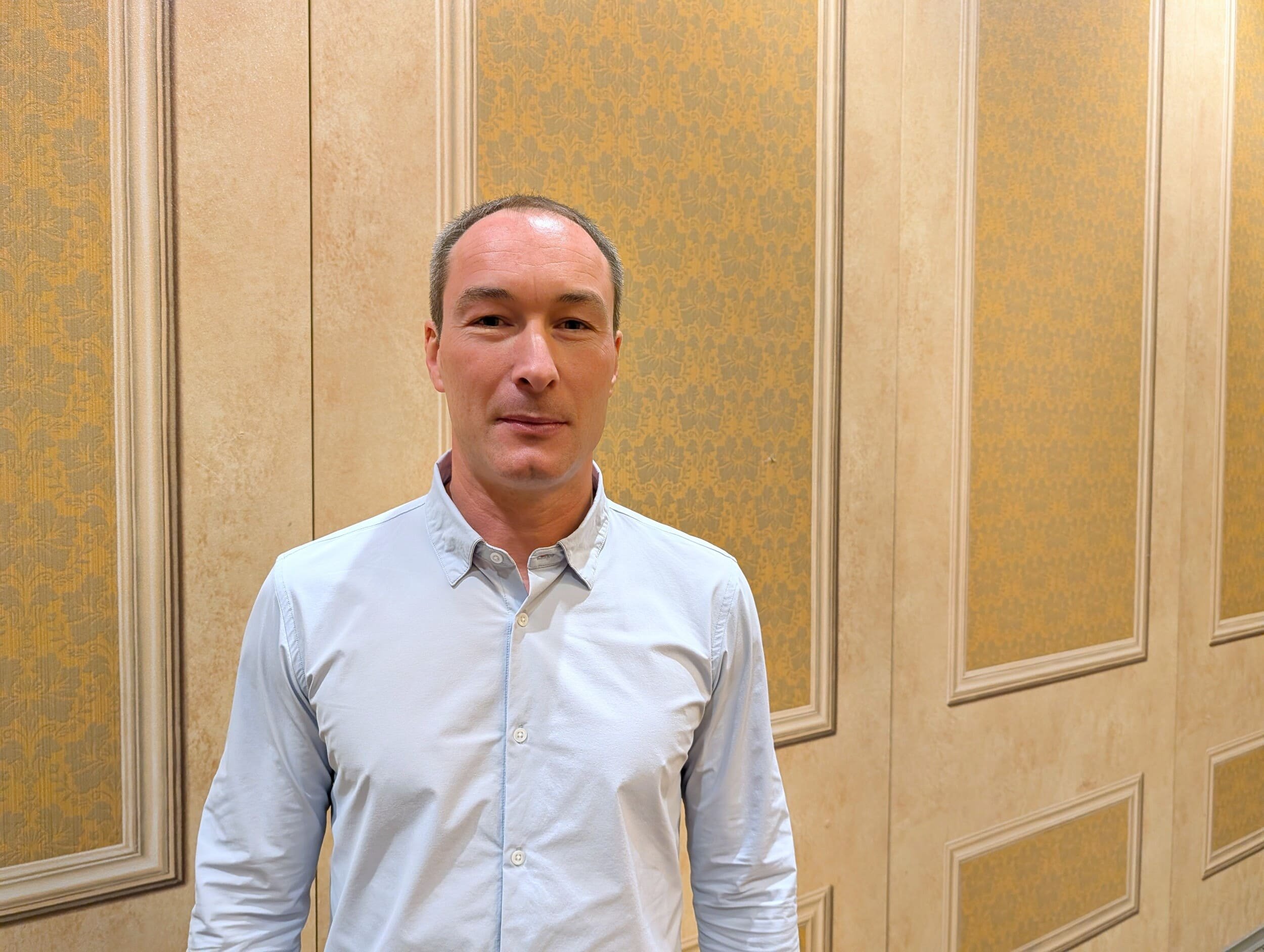 David Ramblewski, le CTO de Dailymotion, à AWS re:Invent le mercredi 3 décembre 2025. © Alexandre Boero / Clubic