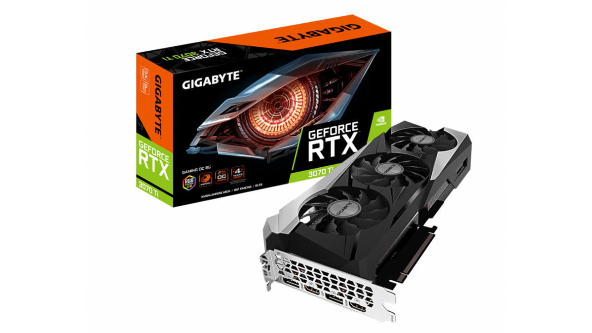 Gigabyte GeForce RTX 3070 Ti OC Gaming 8 Go