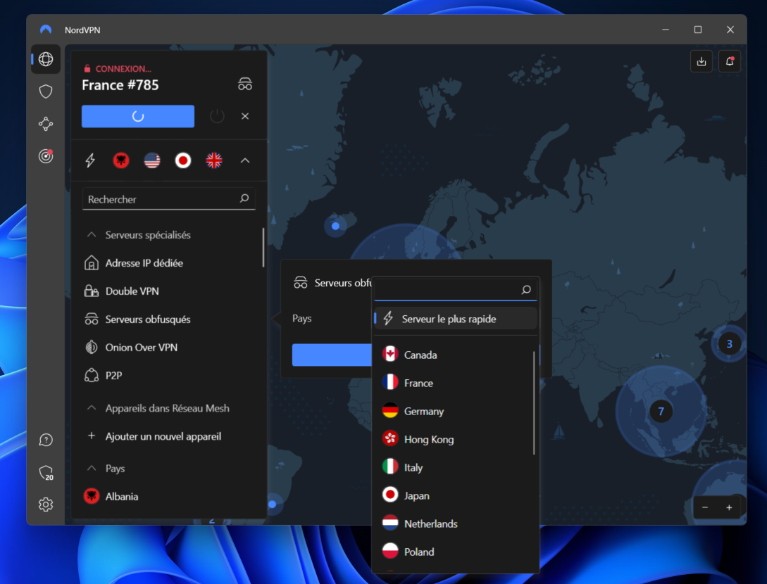 nordvpn serveurs obfusqués