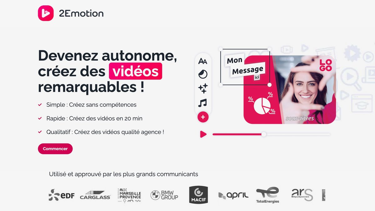 Créez des vidéos en accord avec votre stratégie de communication  © Content To Emotion