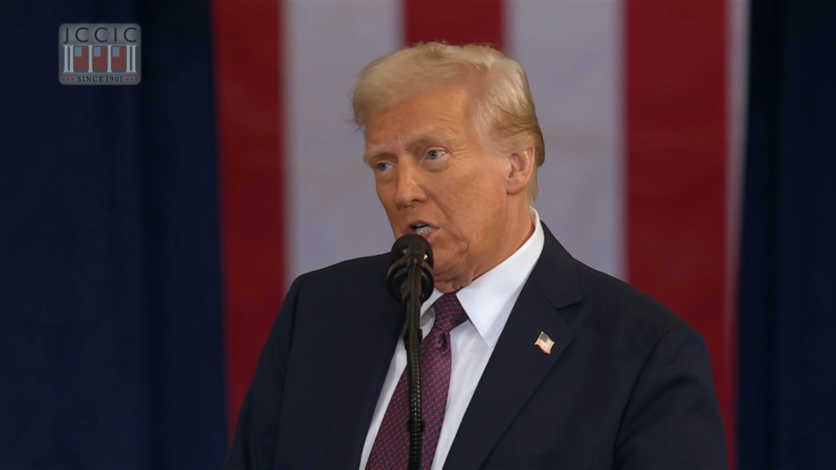 Discours de Trump à son investiture le 20 janvier 2025. © Département d'état américain